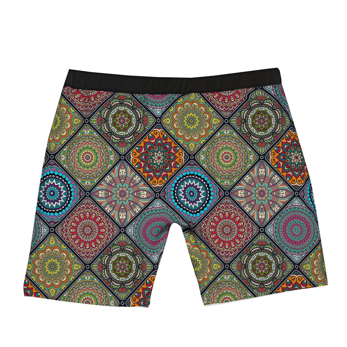 Bohemian Mandala Retro Print Pattern Boxer Briefs-grizzshop