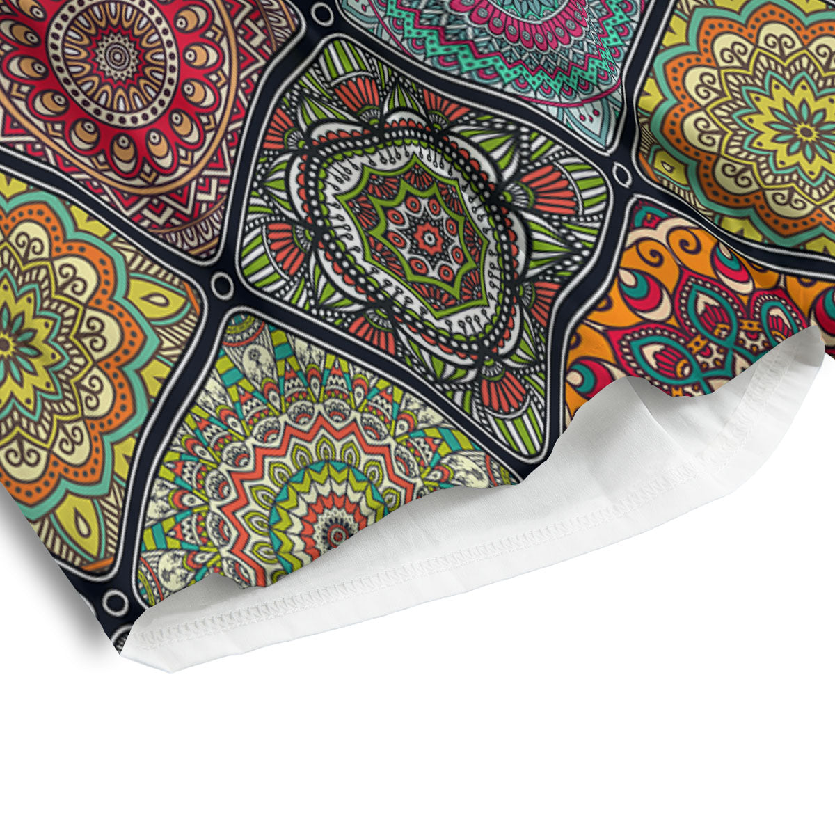 Bohemian Mandala Retro Print Pattern Men's Athletic Shorts