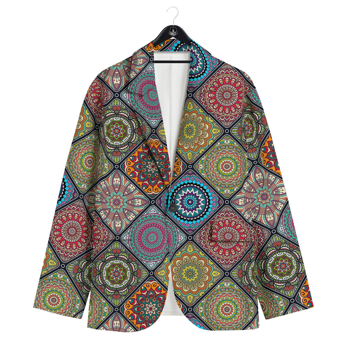 Bohemian Mandala Retro Print Pattern Men's Sport Coat-grizzshop