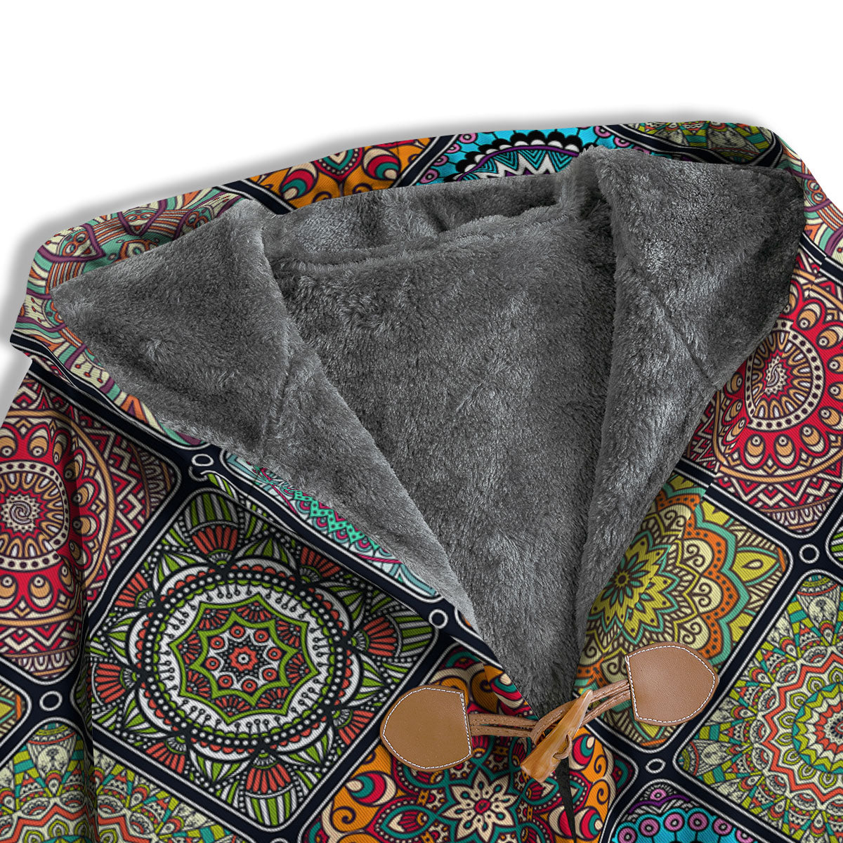 Bohemian Mandala Retro Print Pattern Men's Windbreaker Jacket-grizzshop