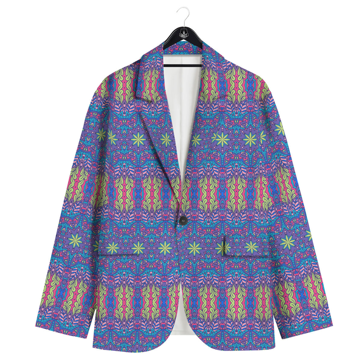Bohemian Mandala Star Print Pattern Men's Sport Coat-grizzshop