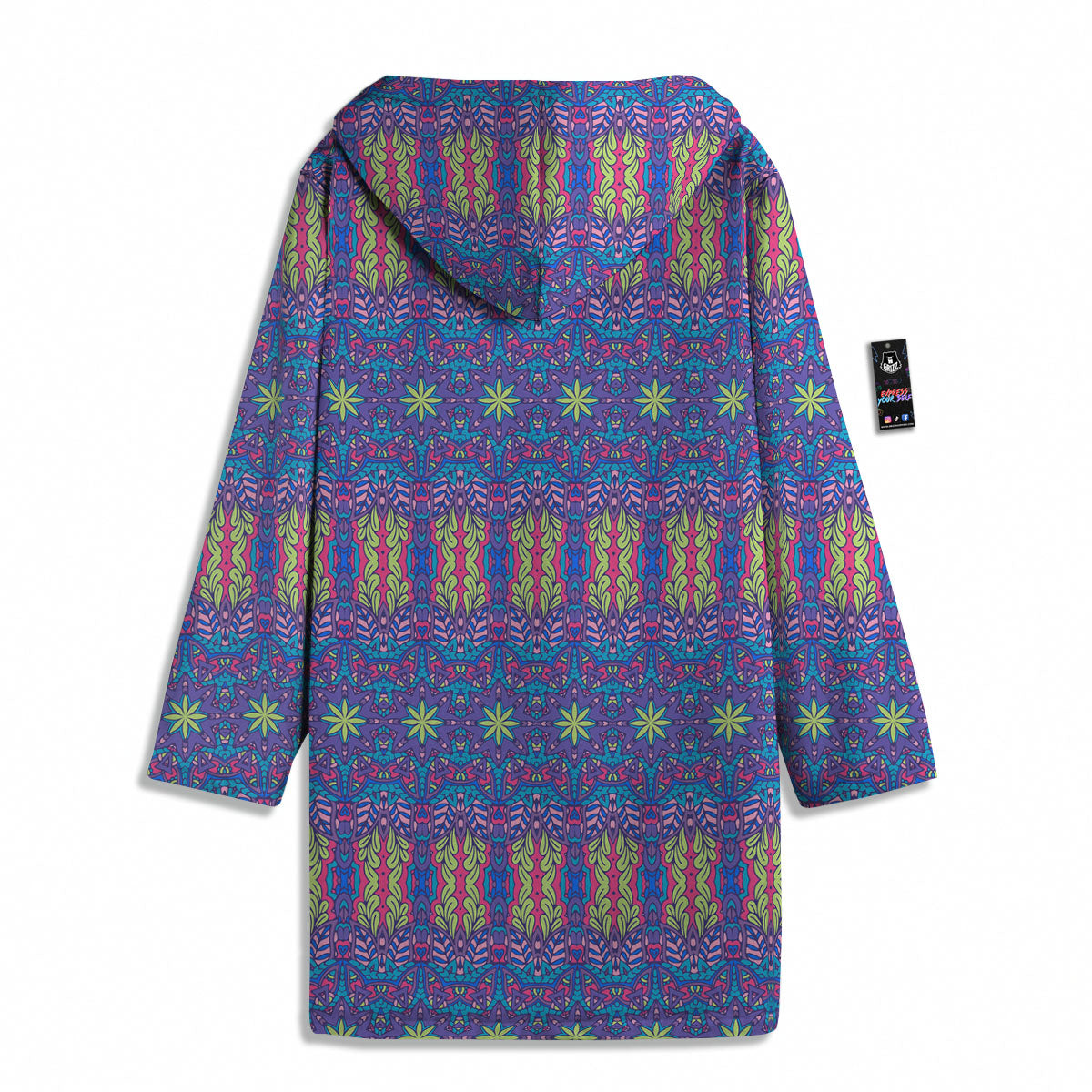 Bohemian Mandala Star Print Pattern Men's Windbreaker Jacket-grizzshop