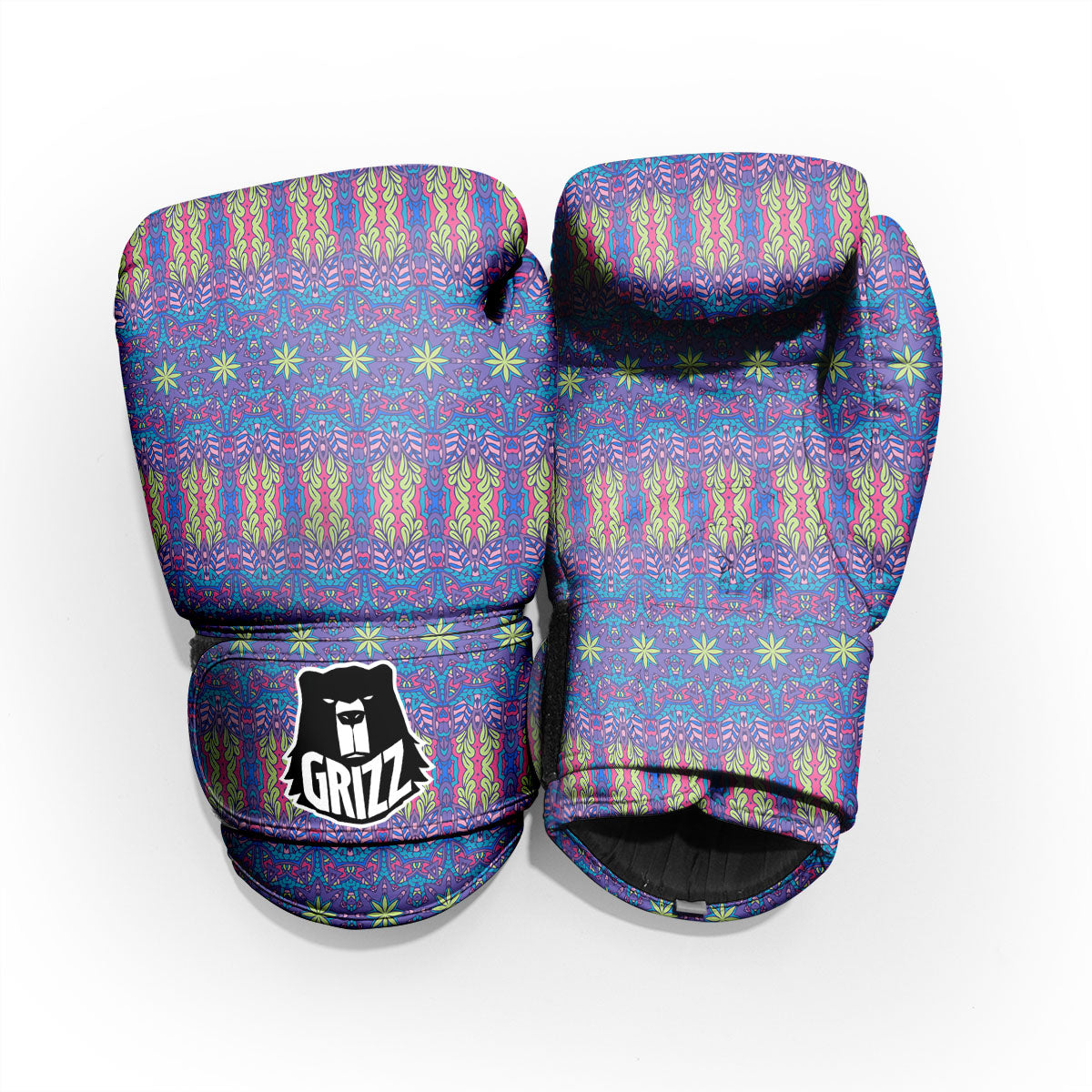 Bohemian Mandala Star Print Pattern Pro Boxing Glove
