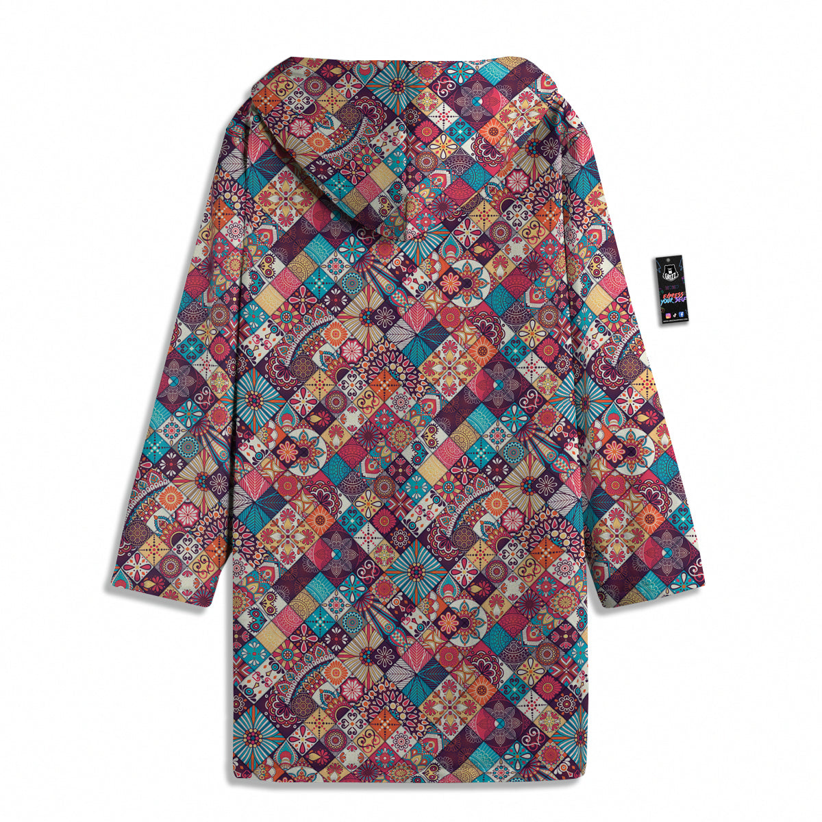 Bohemian Mandala Vintage Print Pattern Men's Windbreaker Jacket-grizzshop