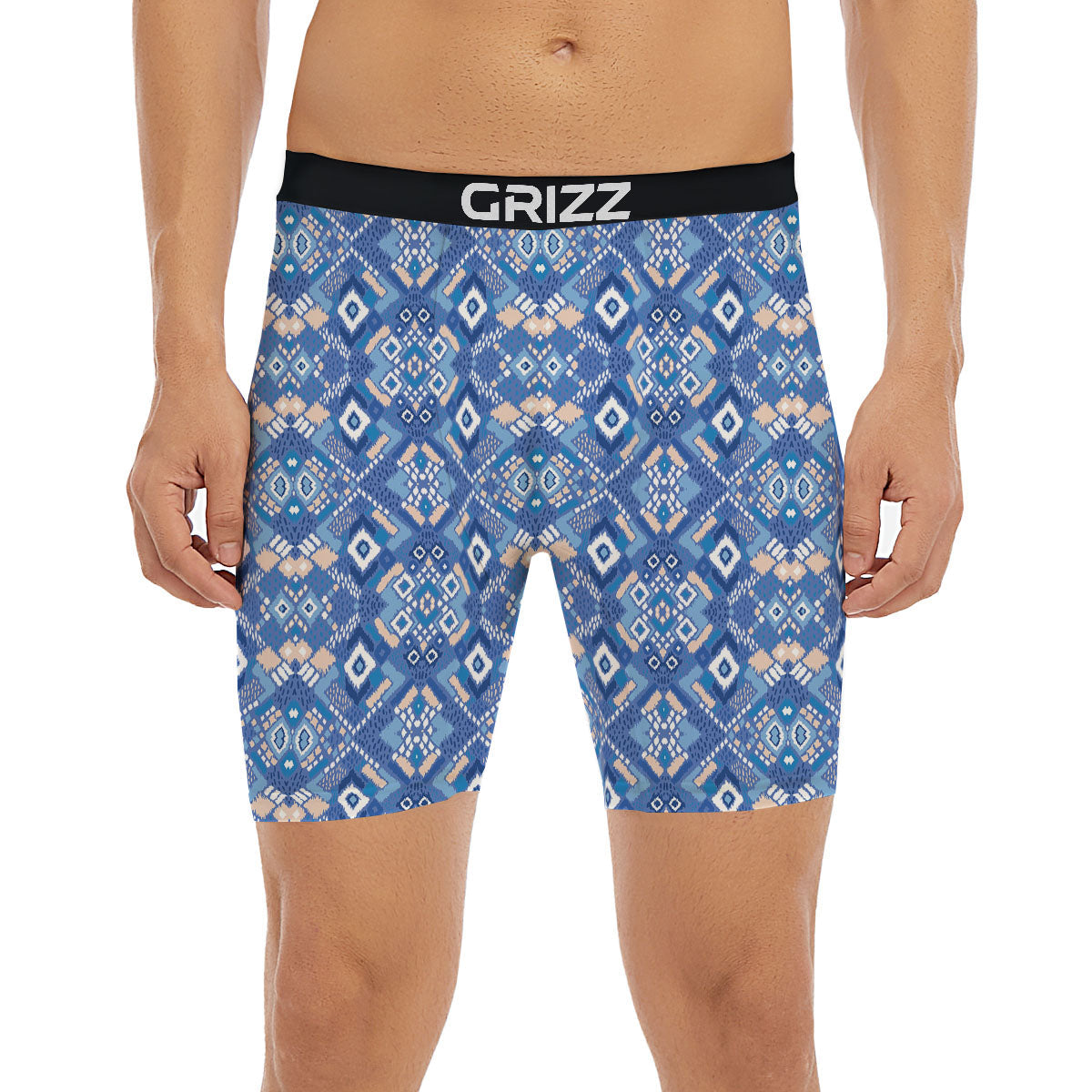 Bohemian Native Tribal Print Pattern Boxer Briefs-grizzshop