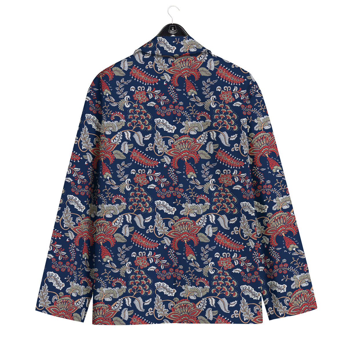 Bohemian Paisley Floral Print Pattern Men's Sport Coat-grizzshop