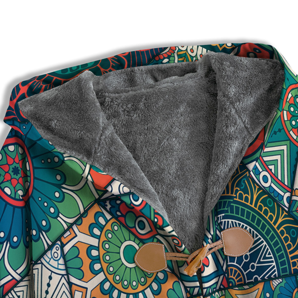 Bohemian Patchwork Mandala Print Pattern Men's Windbreaker Jacket-grizzshop