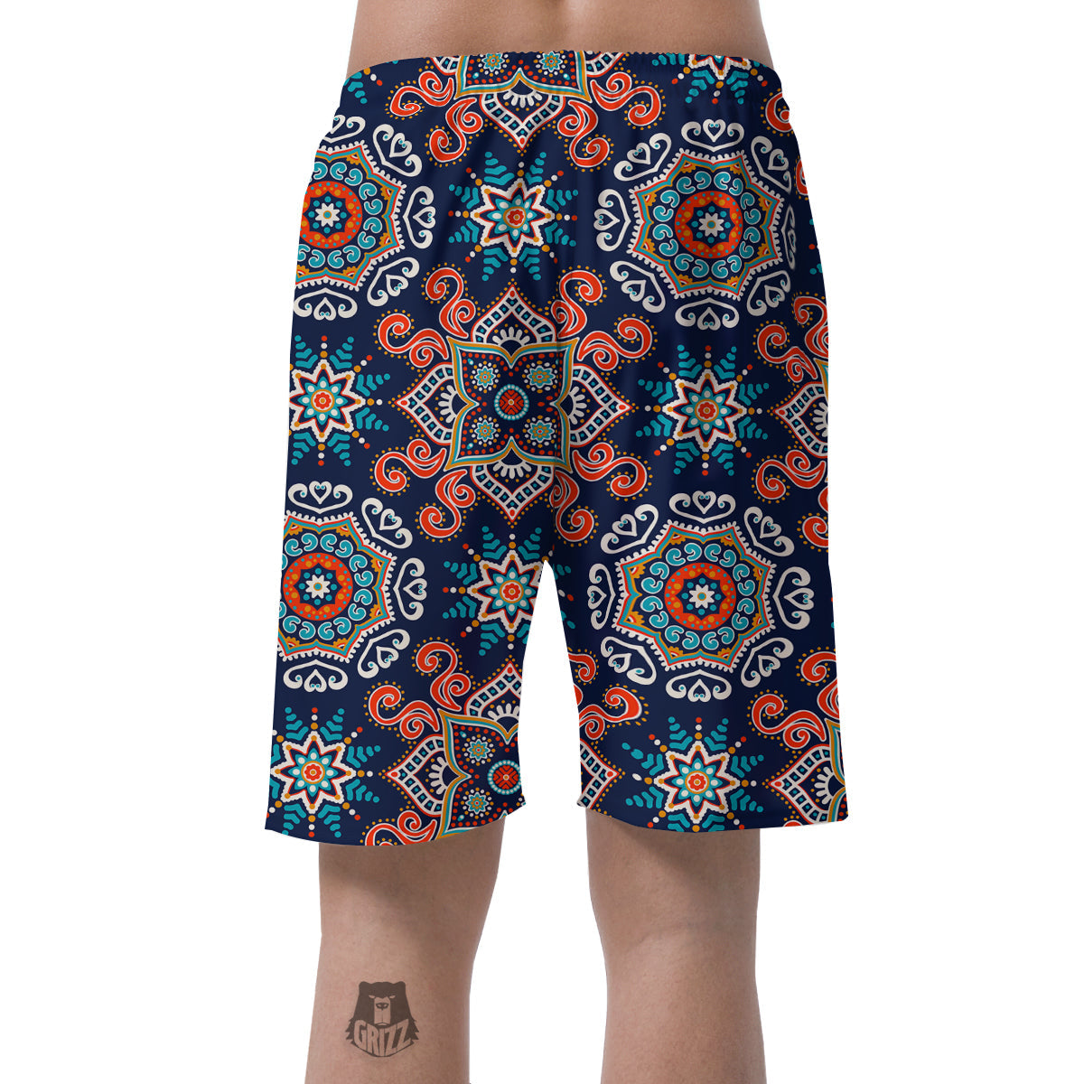 Bohemian Pattern Print Men's Shorts-grizzshop