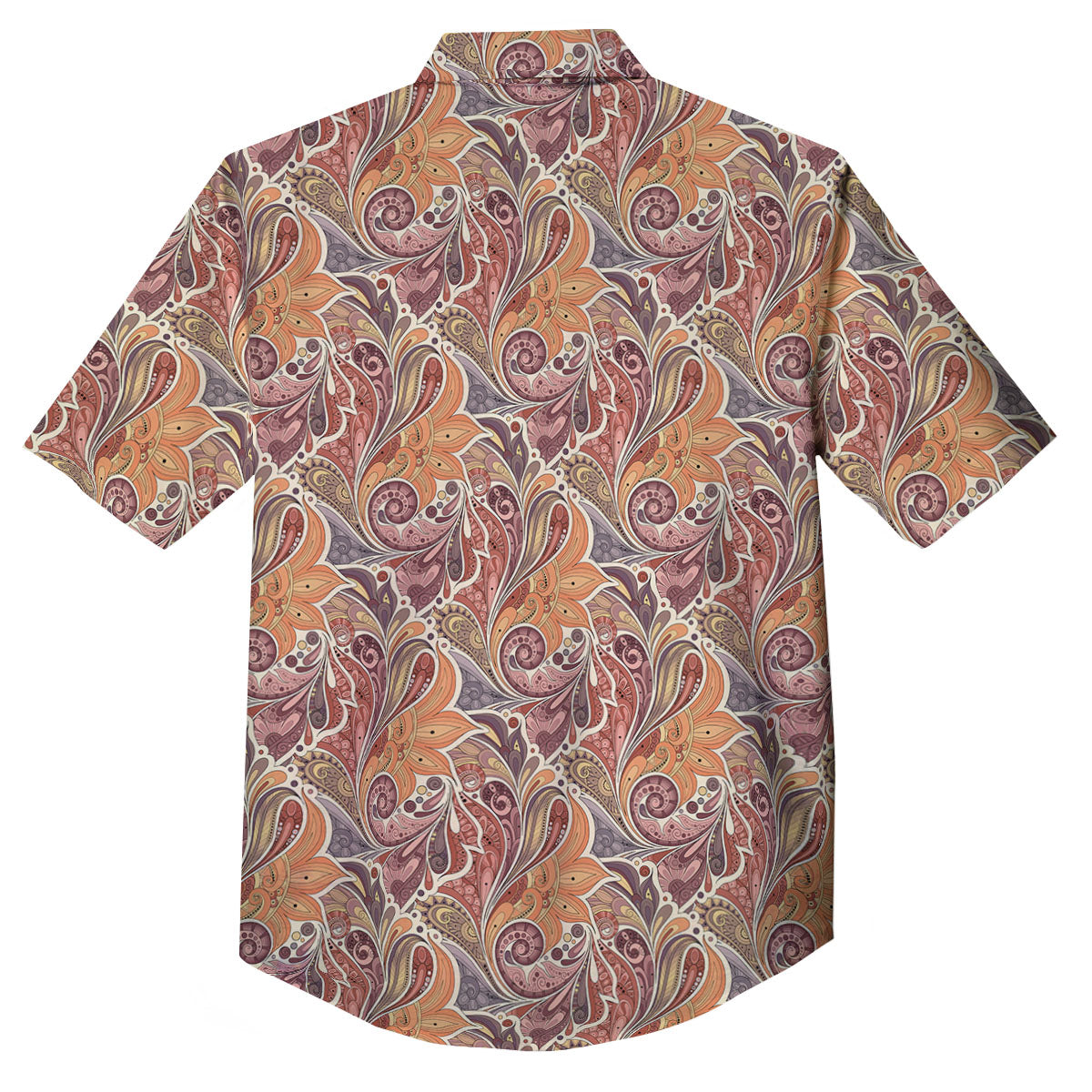 Bohemian Pigeon Floral Print Pattern Button Up Shirt-grizzshop