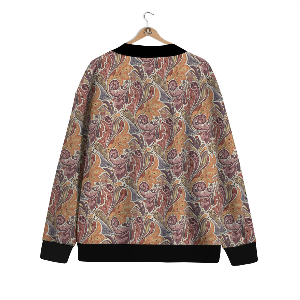 Bohemian Pigeon Floral Print Pattern Cardigan-grizzshop