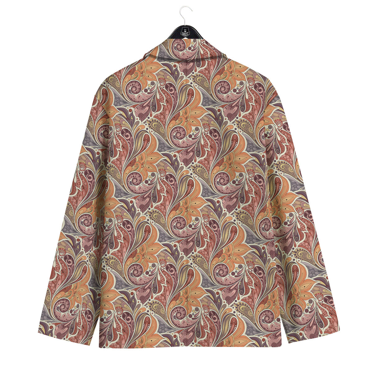 Bohemian Pigeon Floral Print Pattern Men's Sport Coat-grizzshop