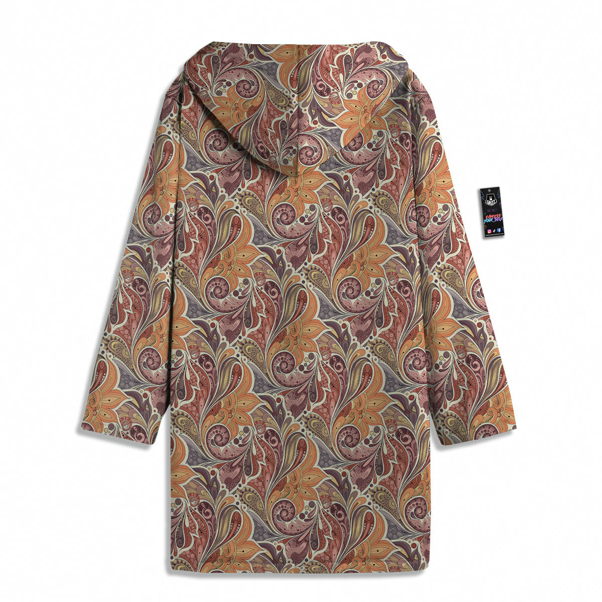 Bohemian Pigeon Floral Print Pattern Men's Windbreaker Jacket-grizzshop