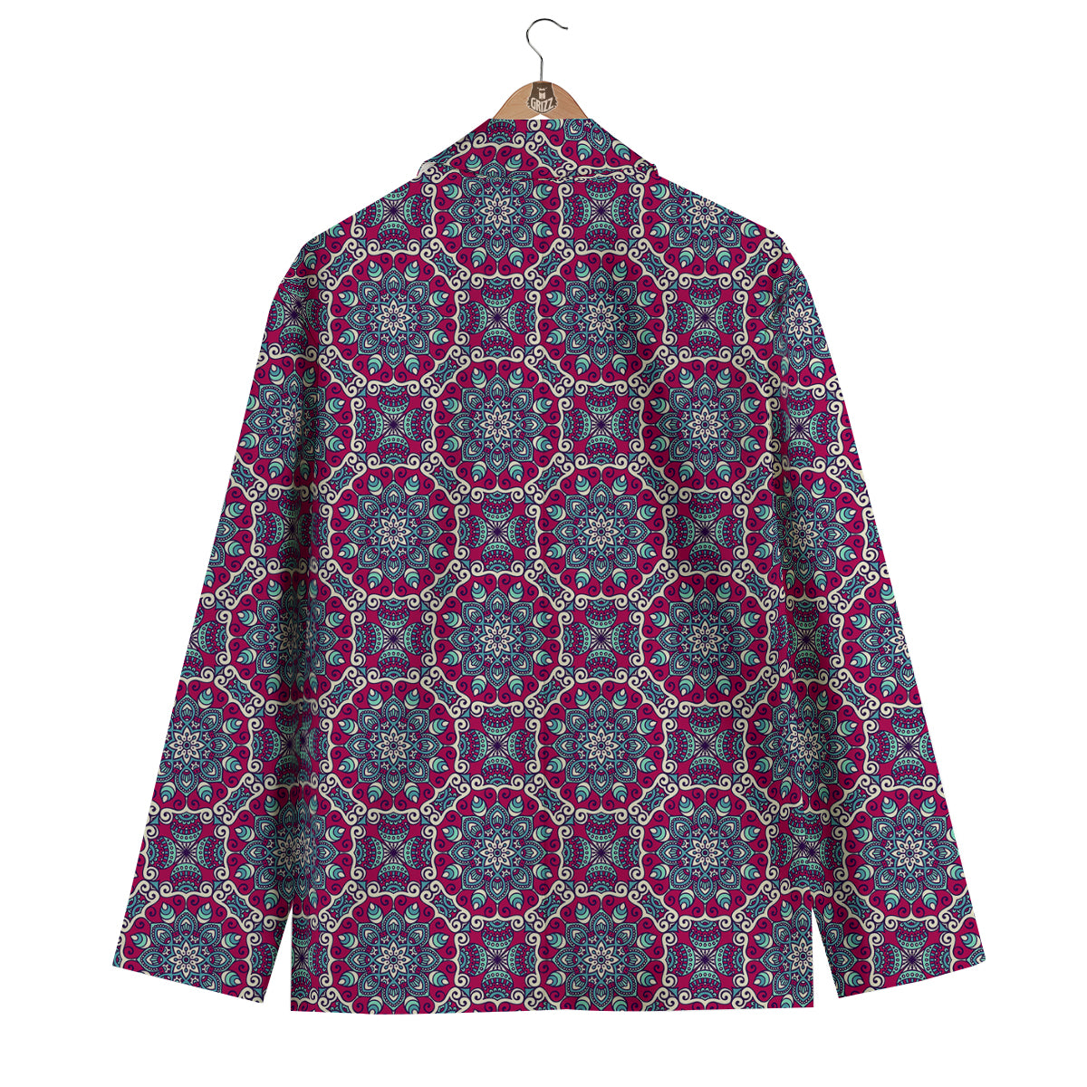 Bohemian Print Pattern Men's Blazer-grizzshop
