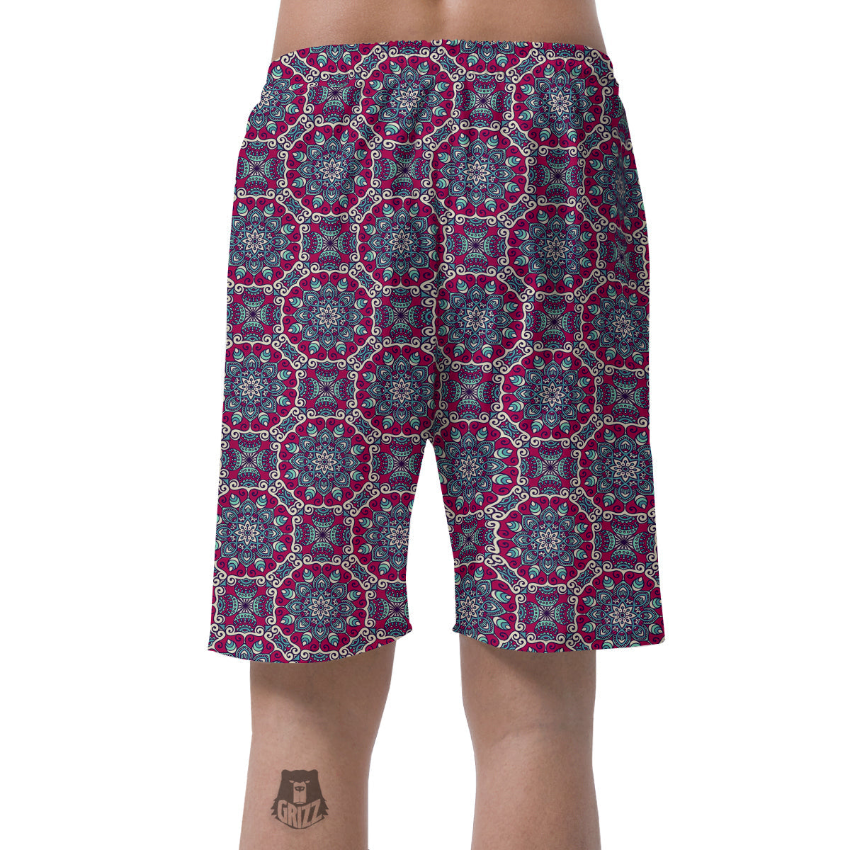 Bohemian Print Pattern Men's Shorts-grizzshop