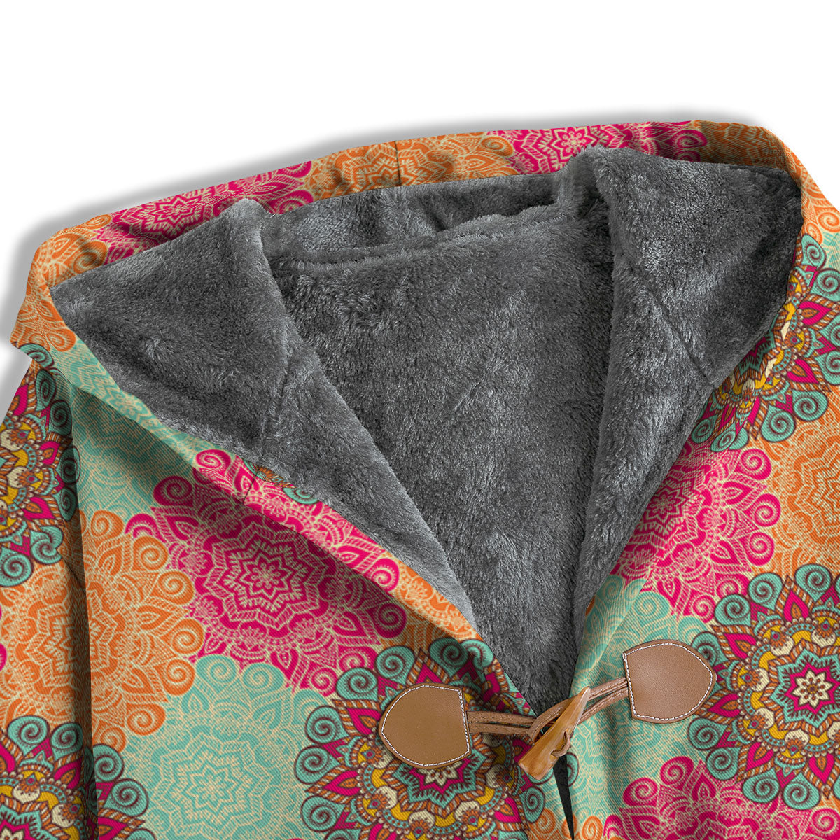 Bohemian Sangria Mandala Print Pattern Men's Windbreaker Jacket-grizzshop