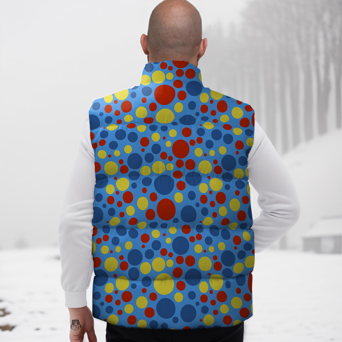 Bohemian Tiger Pattern Print Down Vest