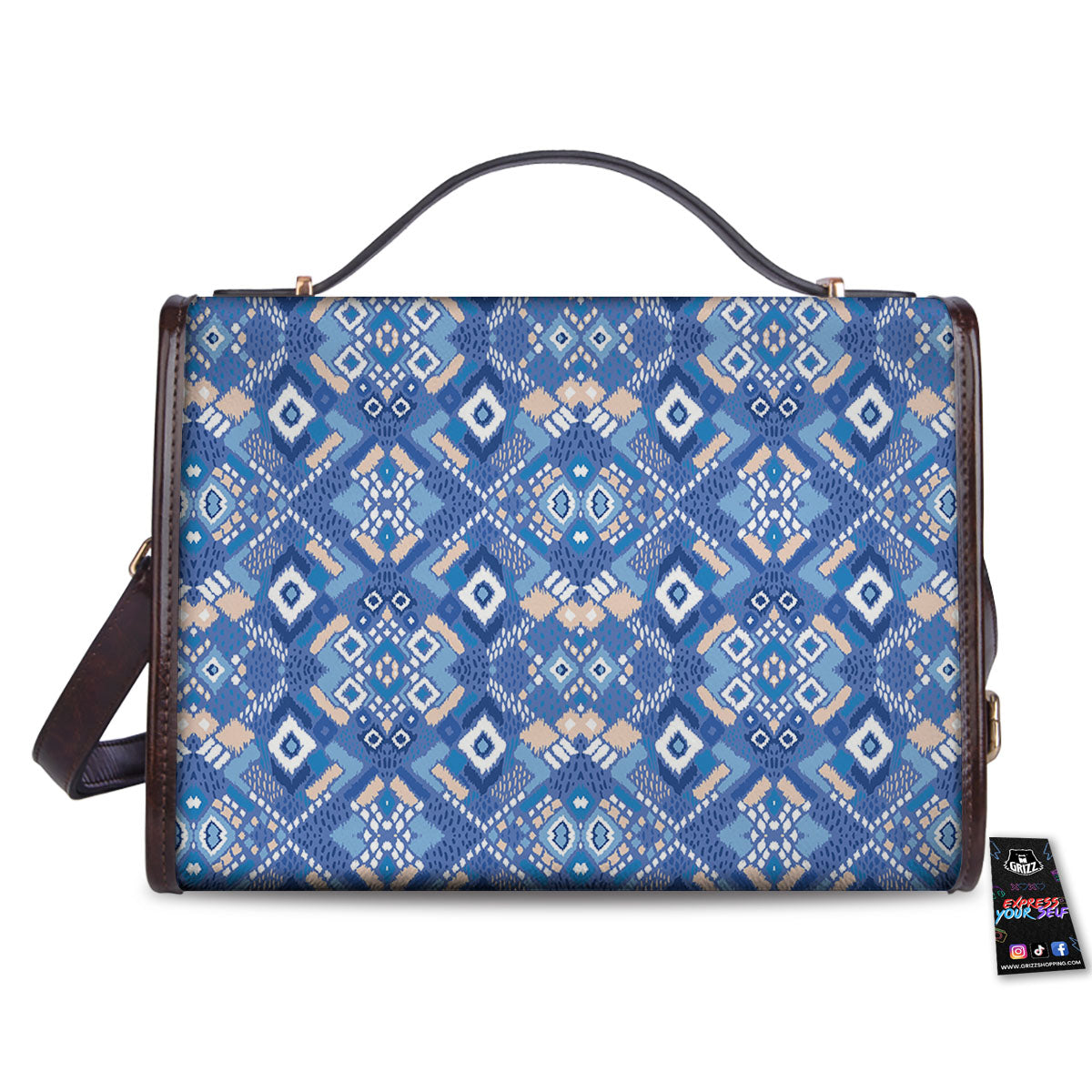 Bohemian Native Tribal Print Pattern Women's Satchel Bag