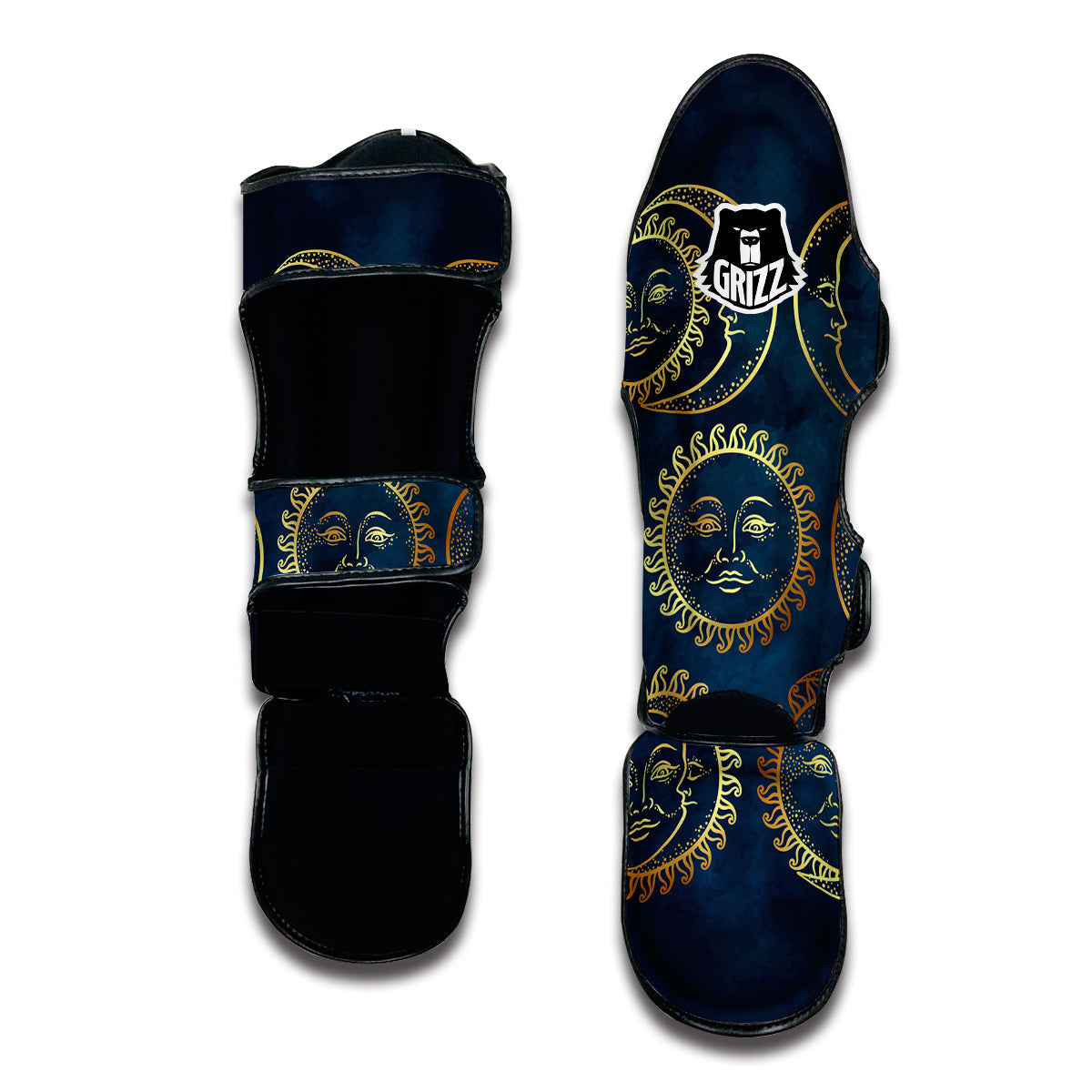 Boho Chic Flash Muay Thai Shin Guards-grizzshop