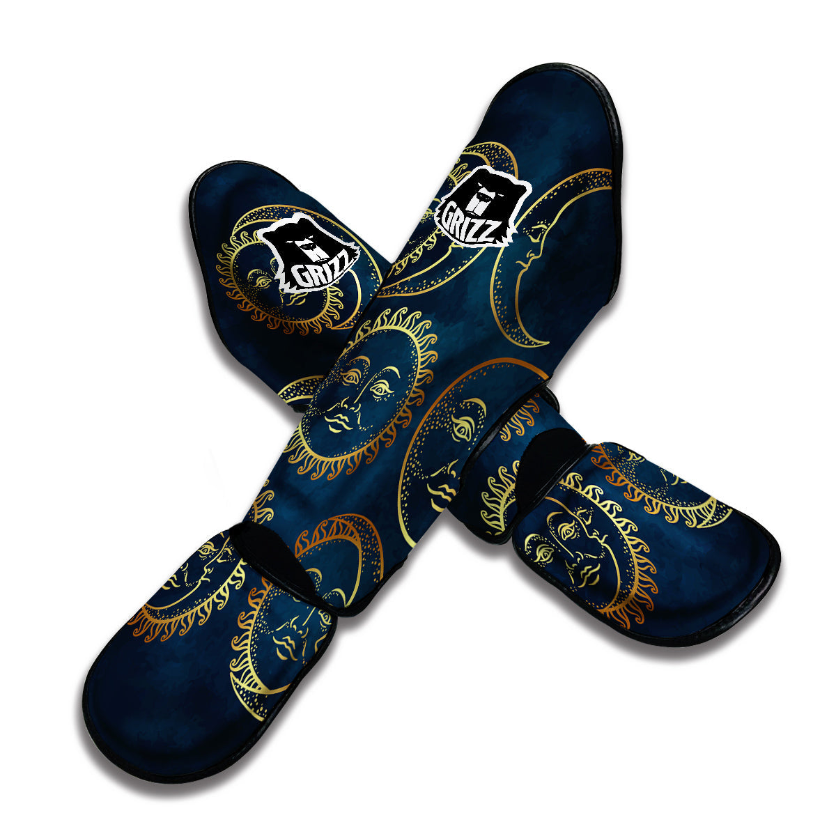 Boho Chic Flash Muay Thai Shin Guards-grizzshop