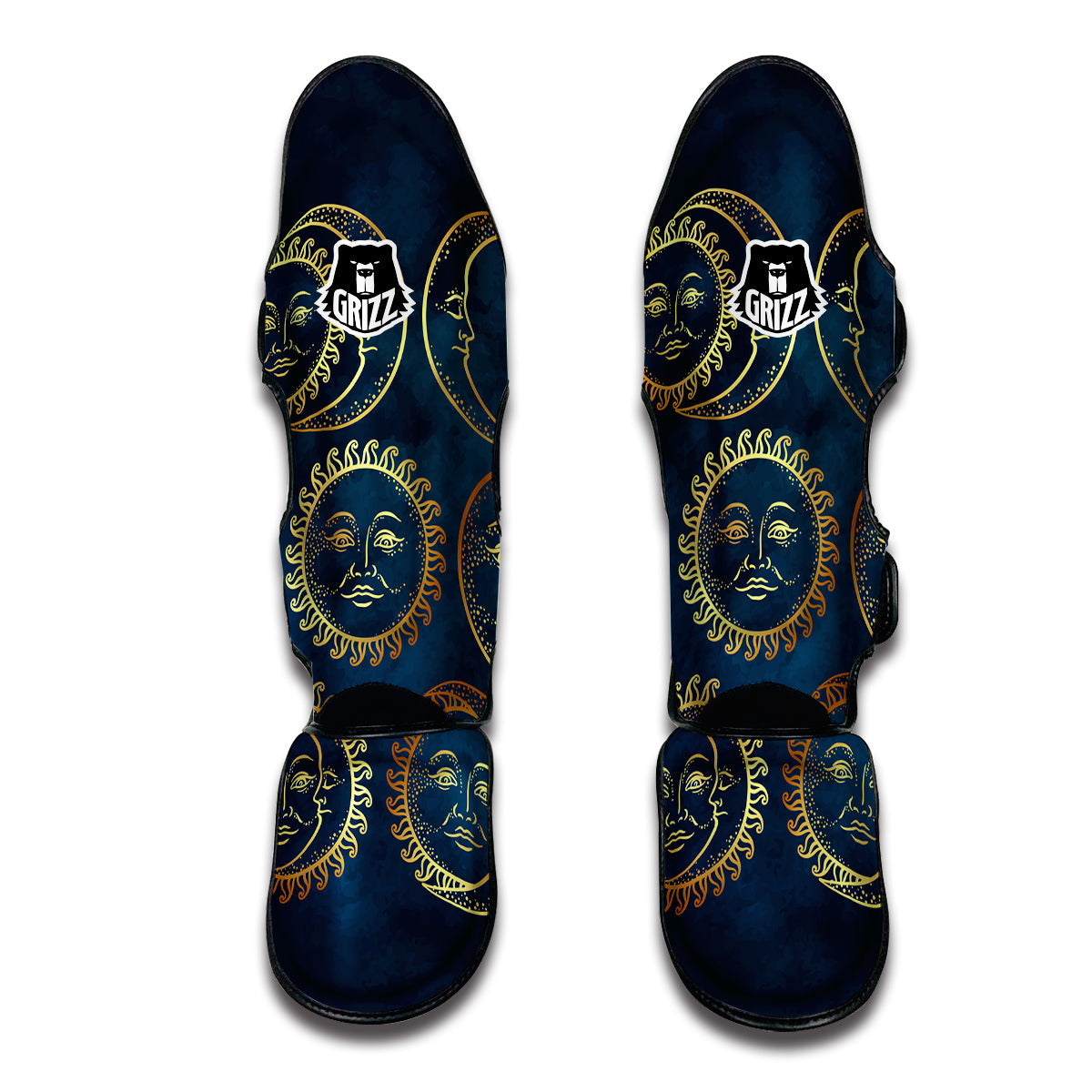 Boho Chic Flash Muay Thai Shin Guards-grizzshop