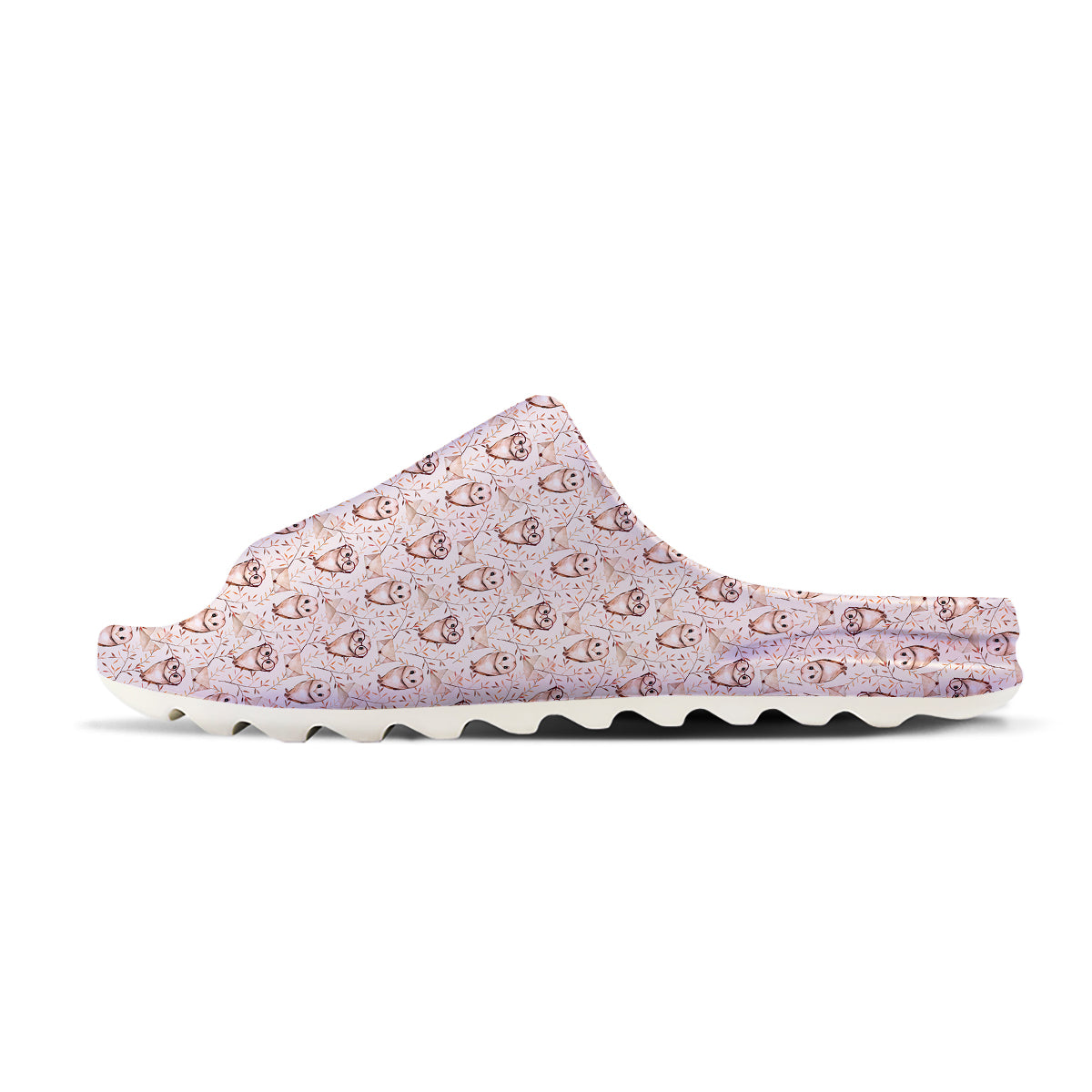 Boho Cute Owl Print Pattern Sandals-grizzshop
