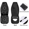 Boho Mandala White And Black Print Car Seat Covers-grizzshop