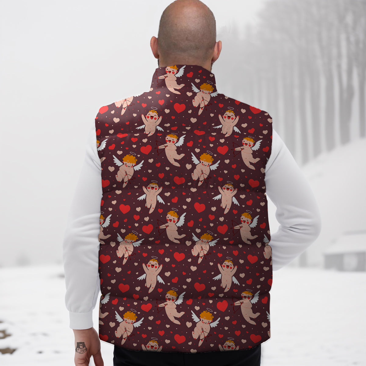 Boho Peacock Dream Catcher Feather Down Vest