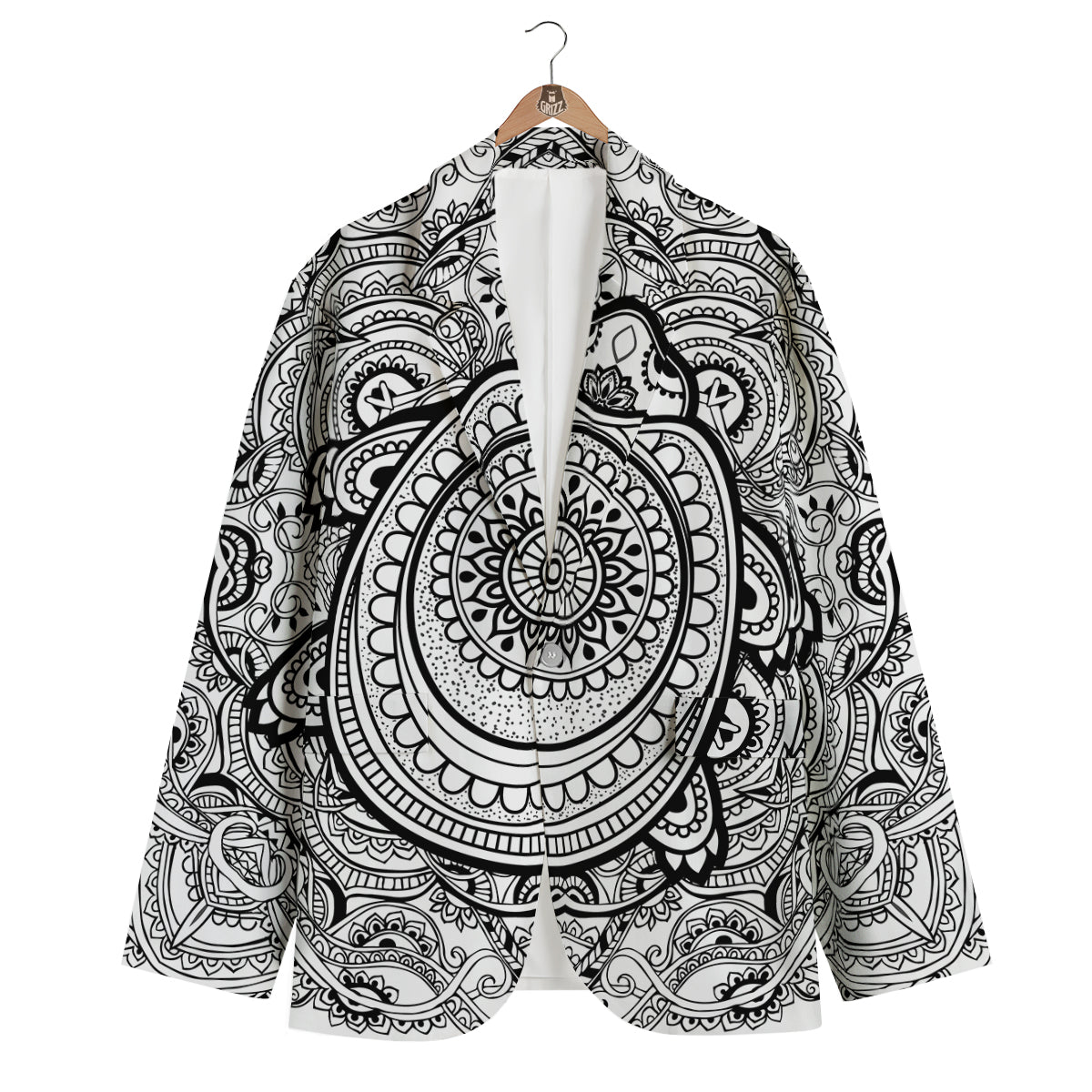 Boho Turtle Men's Blazer-grizzshop