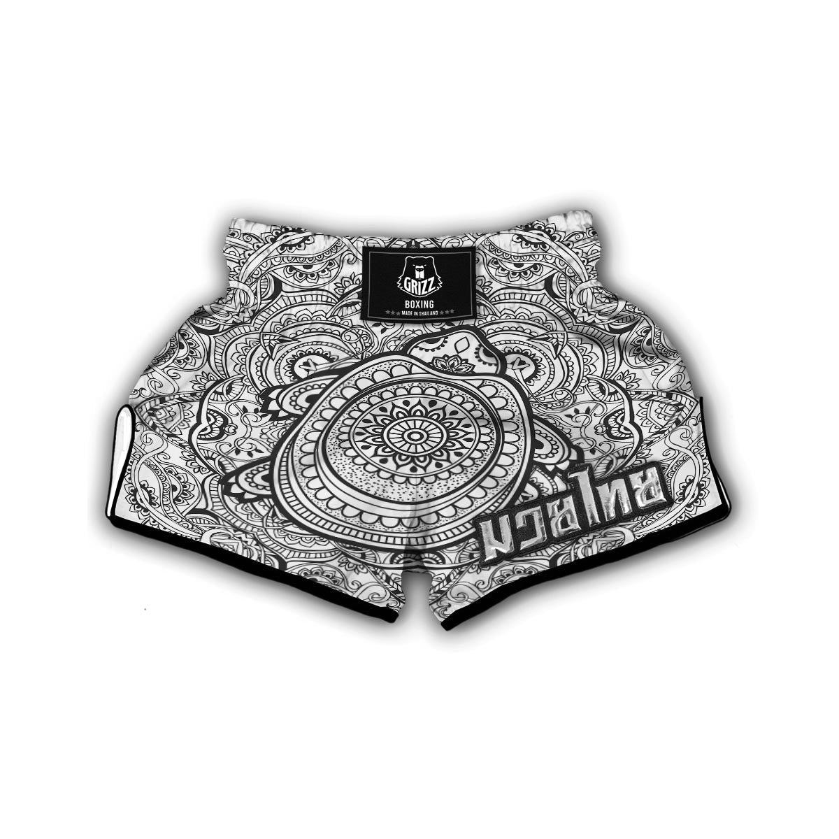 Boho Turtle Muay Thai Boxing Shorts-grizzshop