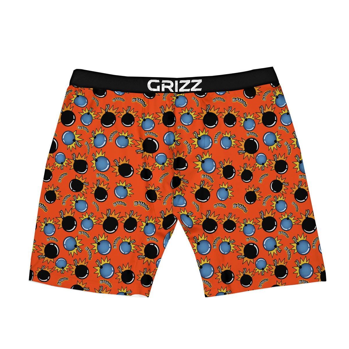 Bomb Bamm Print Pattern Boxer Briefs-grizzshop