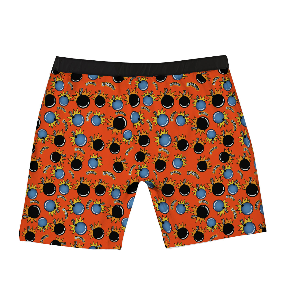 Bomb Bamm Print Pattern Boxer Briefs-grizzshop