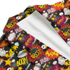 Bomb Boom Comic Graffiti Print Pattern Men's Blazer-grizzshop