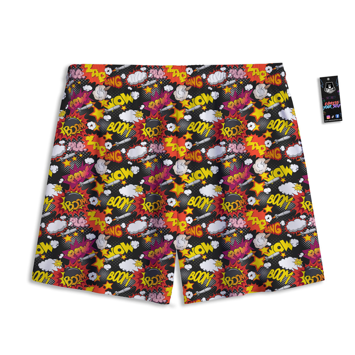 Donut Cute Print Pattern Mesh Shorts