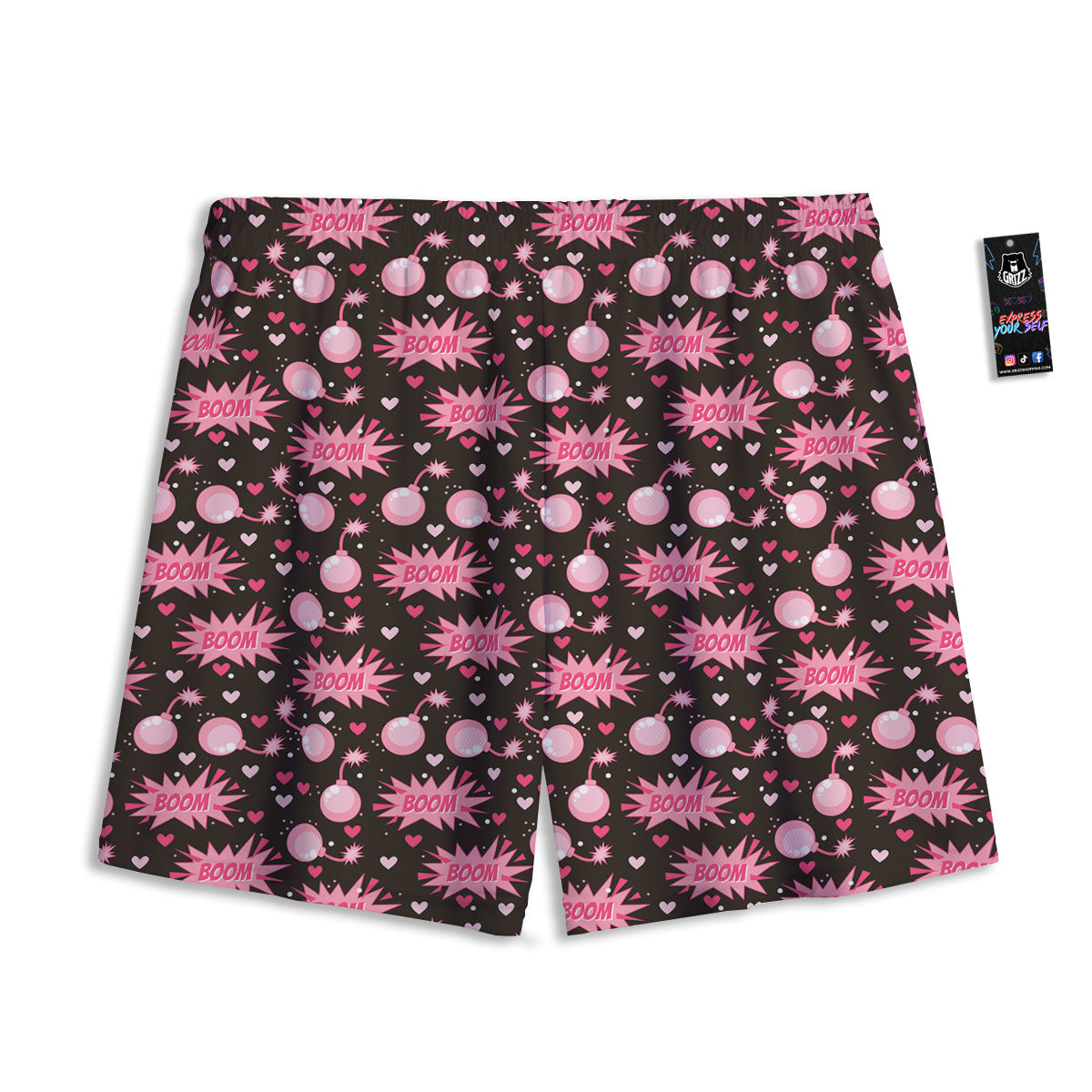 Donut Girly Unicorn Print Pattern Mesh Shorts