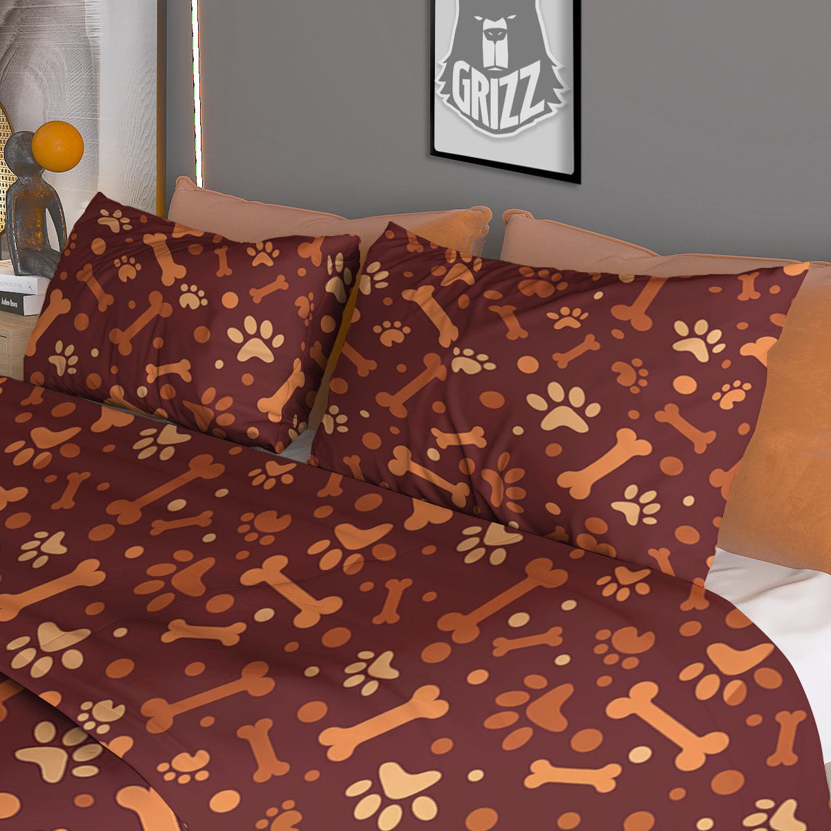 Buffalo Check Black And Green Print Duvet Cover Bedding Set