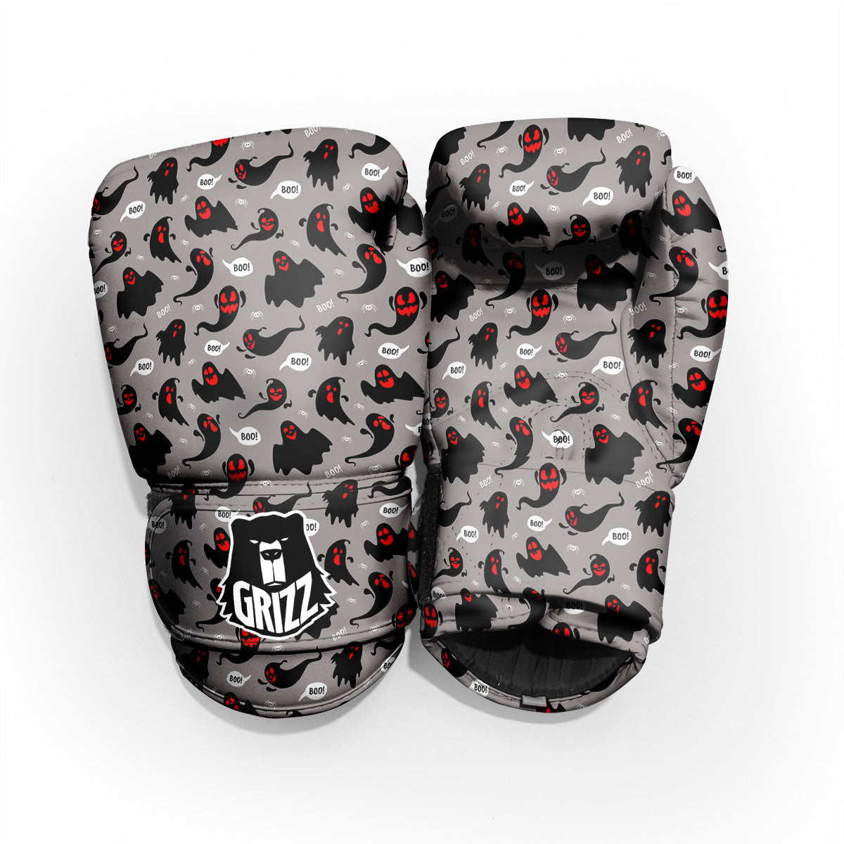 Boo Ghost Print Pattern Pro Boxing Glove