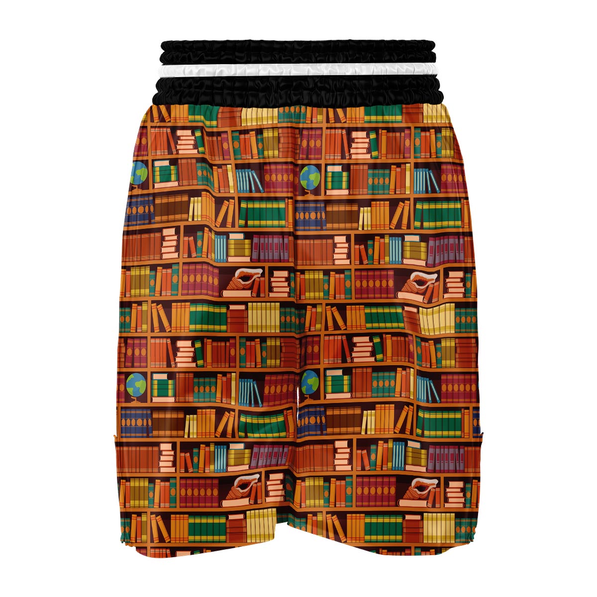 Book Lover Library Librarian Print Pattern Boxing Shorts-grizzshop