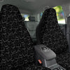 Books White And Black Print Pattern Car Seat Covers-grizzshop