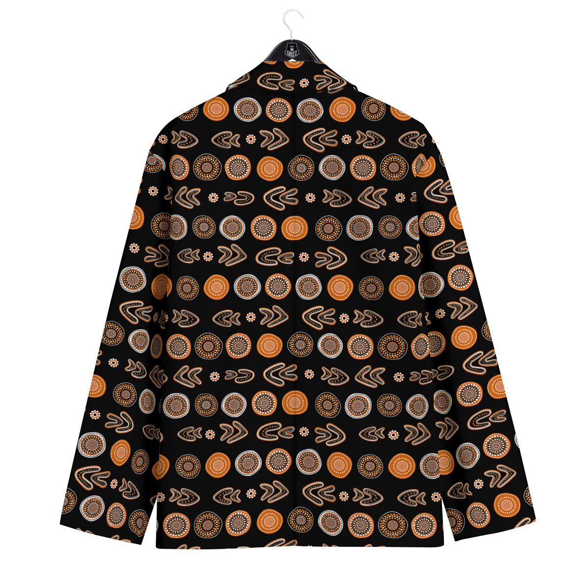 Boomerang Aboriginal Print Pattern Men's Sport Coat-grizzshop