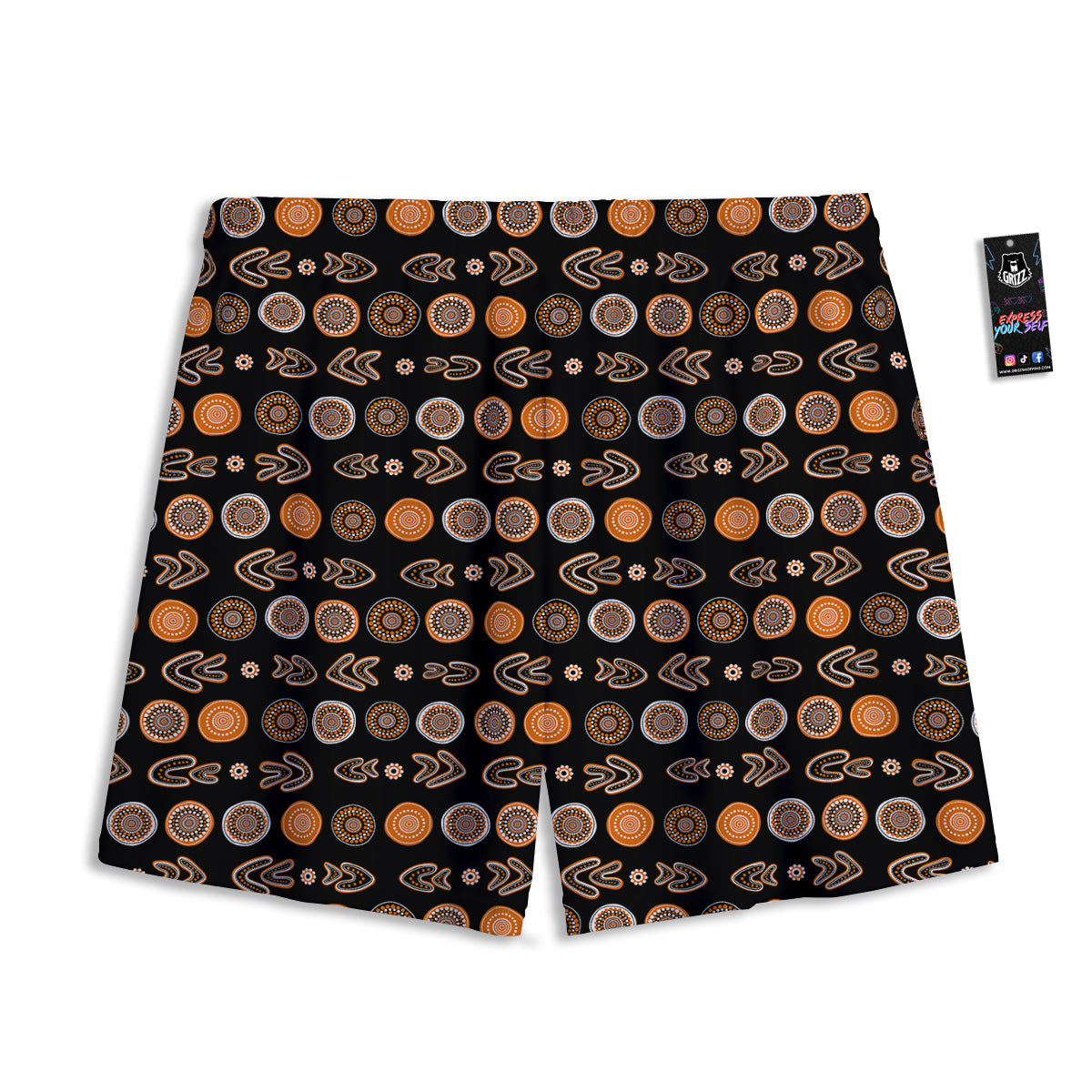 Clown Scary Cartoon Print Mesh Shorts