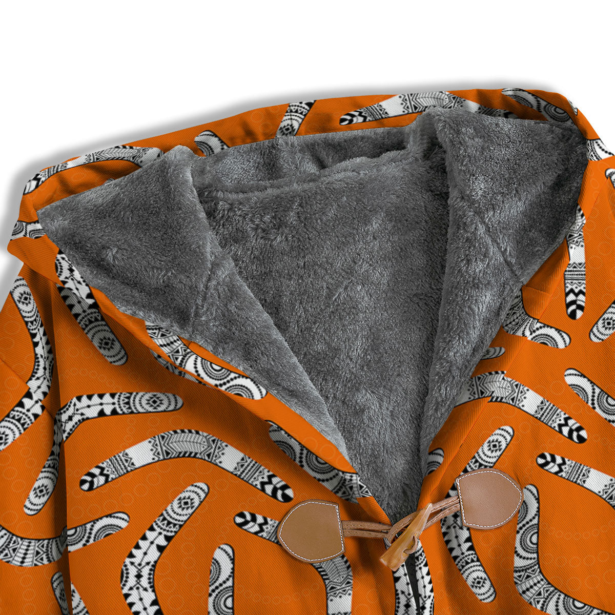 Boomerang Australian Aboriginal Print Men's Windbreaker Jacket-grizzshop