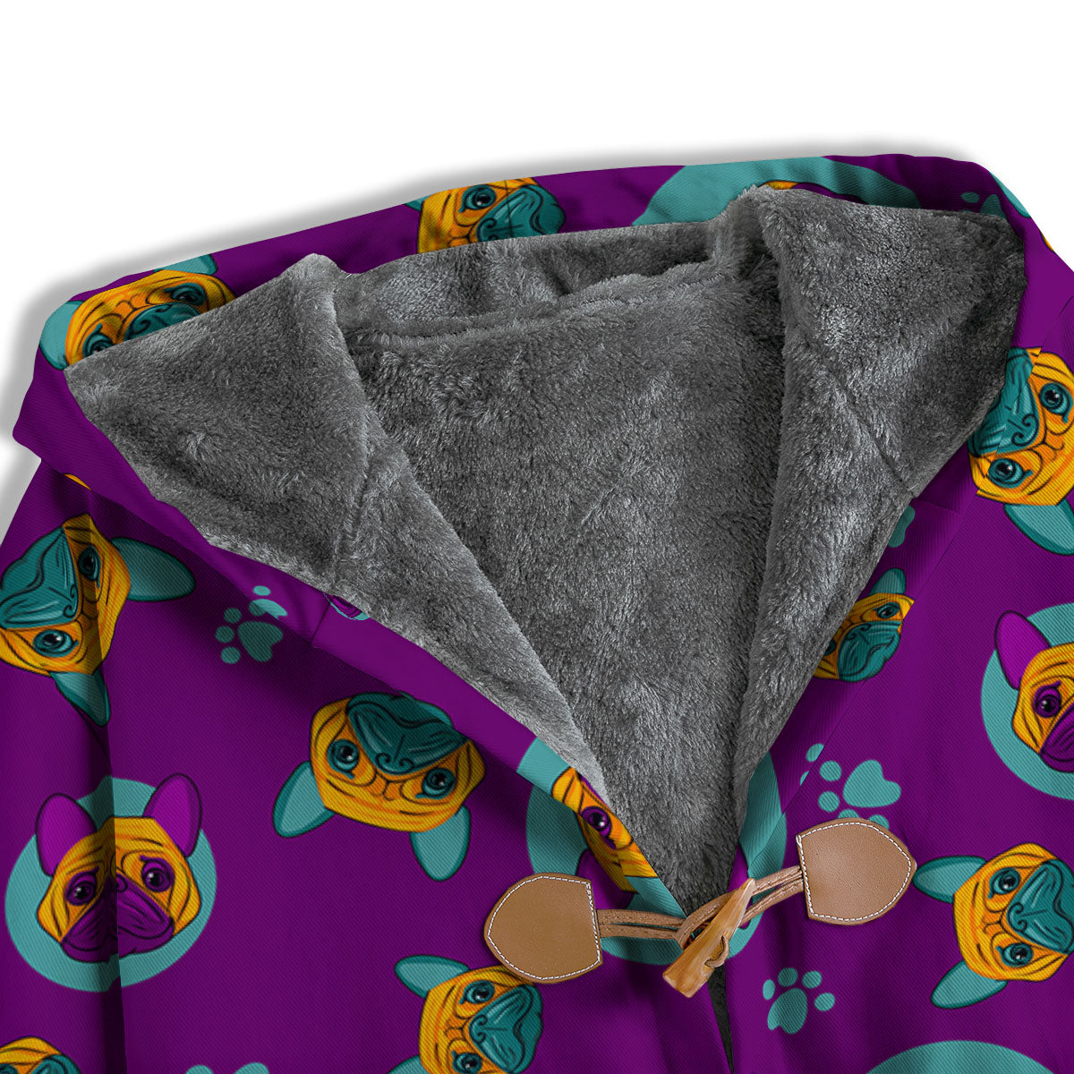 Boston Terrier Purple Print Pattern Men's Windbreaker Jacket-grizzshop
