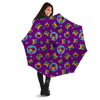 Boston Terrier Purple Print Pattern Umbrella-grizzshop