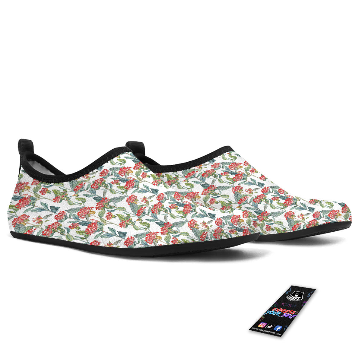 Bouvardia Print Pattern Water Shoes-grizzshop