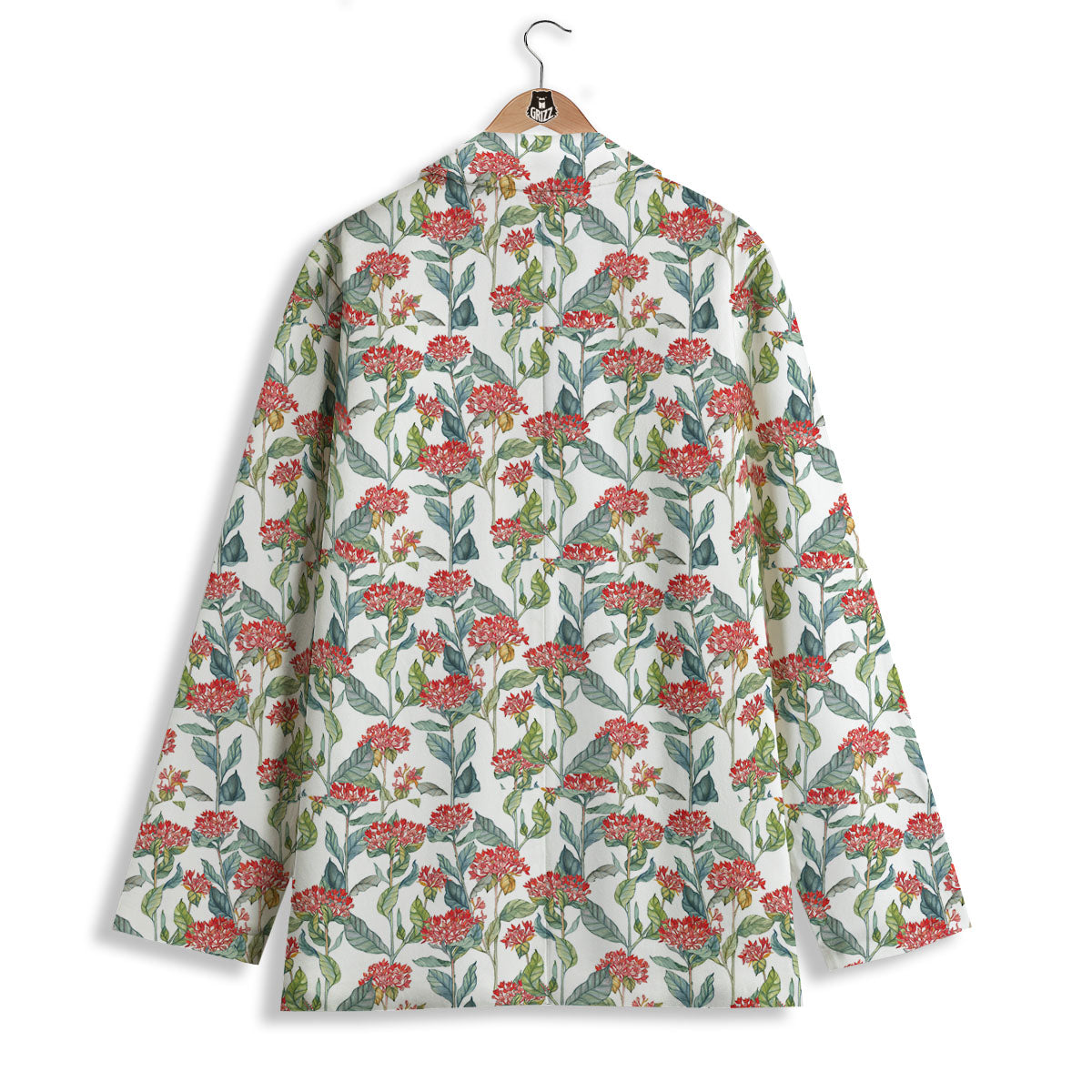 Bouvardia Print Pattern Women's Blazer-grizzshop