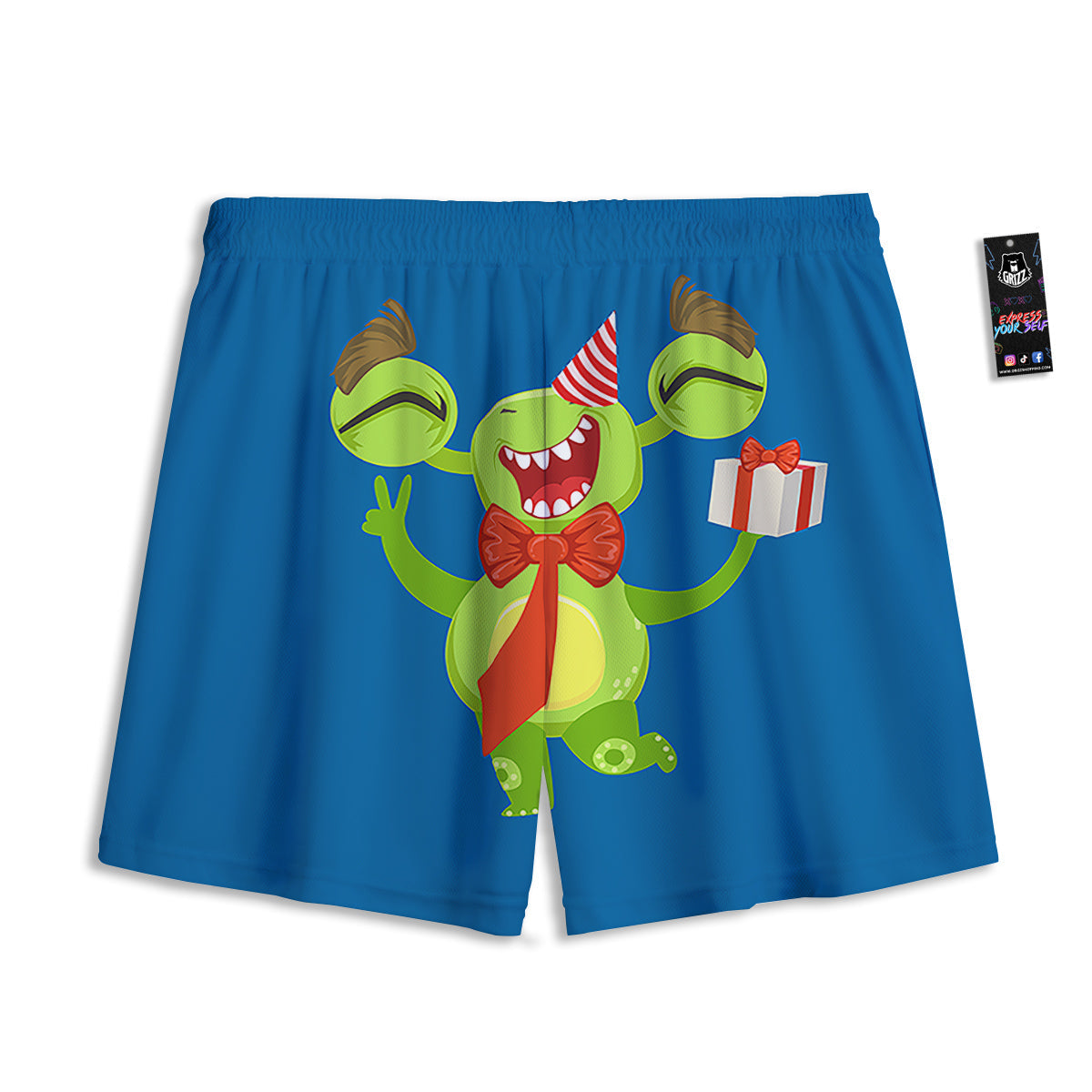 Buffalo Plaid Halloween Print Pattern Mesh Shorts