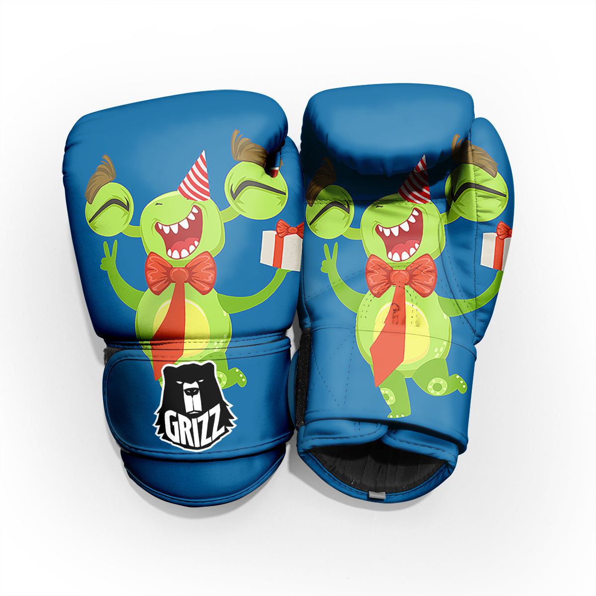 Bow Tie With Cute Alien Print Pro Boxing Glove
