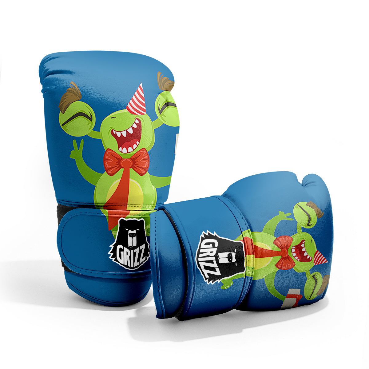 Bow Tie With Cute Alien Print Pro Boxing Glove