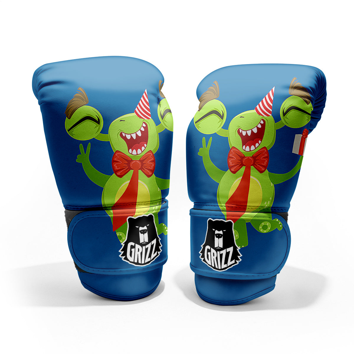 Bow Tie With Cute Alien Print Pro Boxing Glove