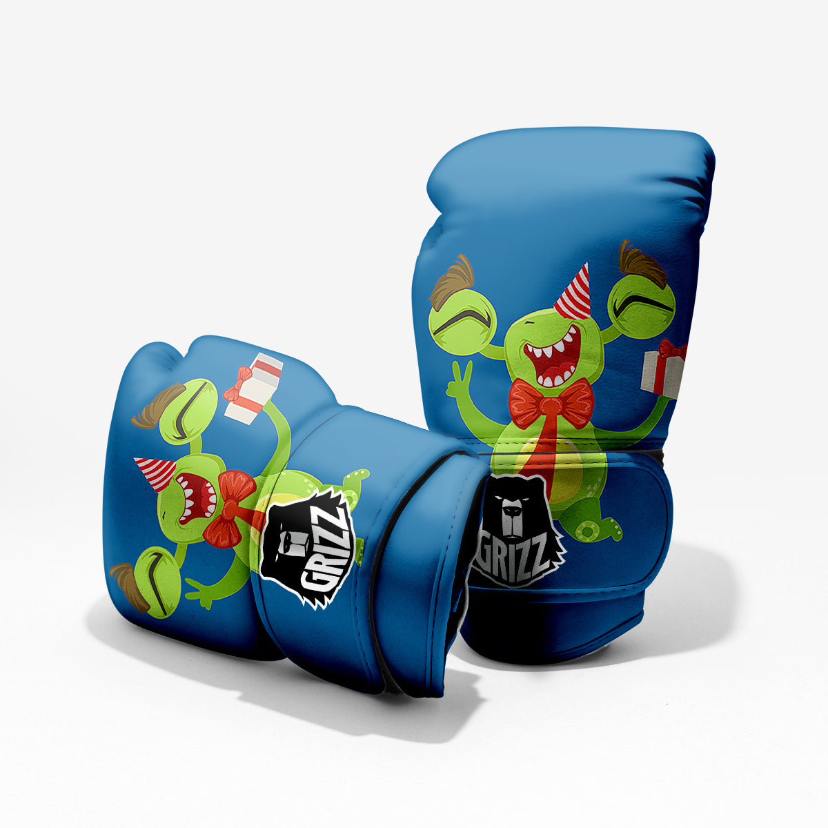 Bow Tie With Cute Alien Print Pro Boxing Glove